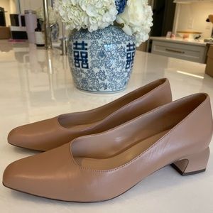 Naturalizer 27 Edit Taupe Leather Pump 8 Medium